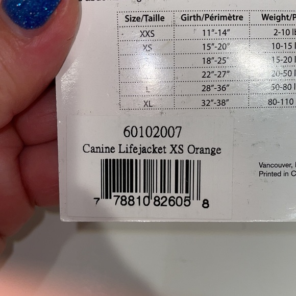 Dog Life Jacket in Size XS - Picture 9 of 9